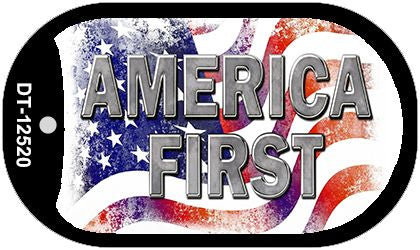 America First Novelty Metal Dog Tag Necklace DT-12520