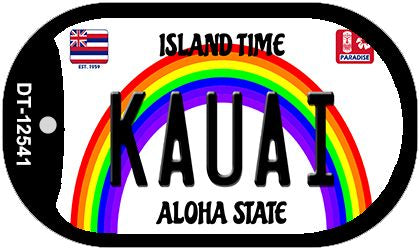 Kauai Novelty Metal Dog Tag Necklace DT-12541