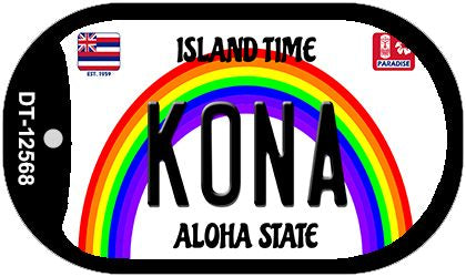Kona Novelty Metal Dog Tag Necklace DT-12568