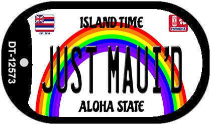 Just Mauid Novelty Metal Dog Tag Necklace DT-12573