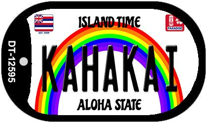 Kahakai Novelty Metal Dog Tag Necklace DT-12595