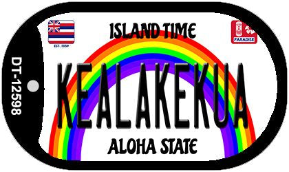 Kealakekua Novelty Metal Dog Tag Necklace DT-12598