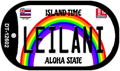 Leilani Novelty Metal Dog Tag Necklace DT-12602