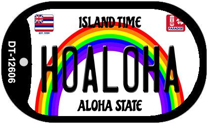 Hoaloha Novelty Metal Dog Tag Necklace DT-12606