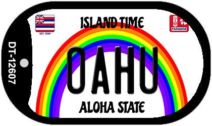 Oahu Novelty Metal Dog Tag Necklace DT-12607