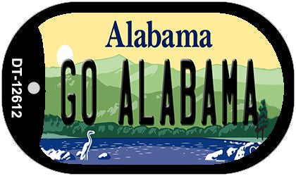 Go Alabama Novelty Metal Dog Tag Necklace DT-12612