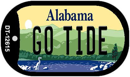 Go Tide Novelty Metal Dog Tag Necklace DT-12615