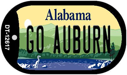 Go Auburn Novelty Metal Dog Tag Necklace DT-12617