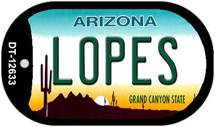 Lopes Novelty Metal Dog Tag Necklace DT-12633
