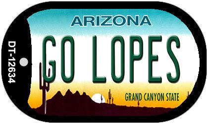 Go Lopes Novelty Metal Dog Tag Necklace DT-12634