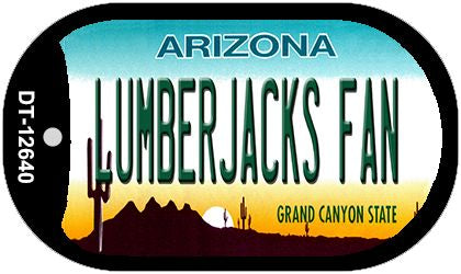 Lumberjacks Fan Novelty Metal Dog Tag Necklace DT-12640