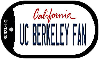 UC Berkeley Fan Novelty Metal Dog Tag Necklace DT-12648