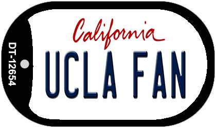 UCLA Fan Novelty Metal Dog Tag Necklace DT-12654