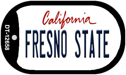 Fresno State Novelty Metal Dog Tag Necklace DT-12658