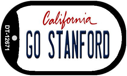 Go Stanford Novelty Metal Dog Tag Necklace DT-12671