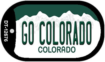 Go Colorado Novelty Metal Dog Tag Necklace DT-12676