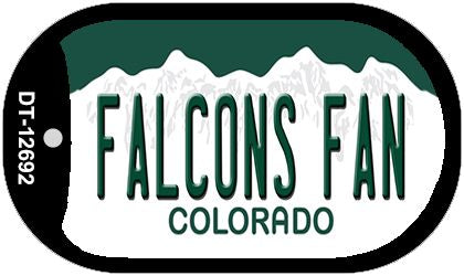 Falcons Fan Novelty Metal Dog Tag Necklace DT-12692