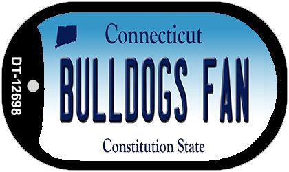 Bulldogs Fan Novelty Metal Dog Tag Necklace DT-12698