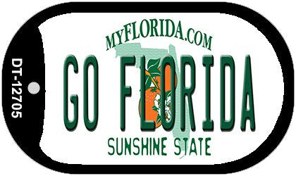 Go Florida Novelty Metal Dog Tag Necklace DT-12705