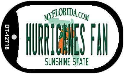 Hurricanes Fan Novelty Metal Dog Tag Necklace DT-12718