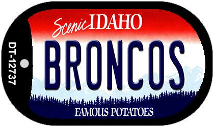 Broncos Novelty Metal Dog Tag Necklace DT-12737