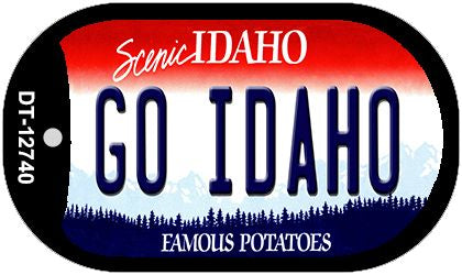 Go Idaho Novelty Metal Dog Tag Necklace DT-12740