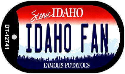 Idaho Fan Novelty Metal Dog Tag Necklace DT-12741