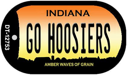 Go Hoosiers Novelty Metal Dog Tag Necklace DT-12753