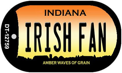 Irish Fan Novelty Metal Dog Tag Necklace DT-12759