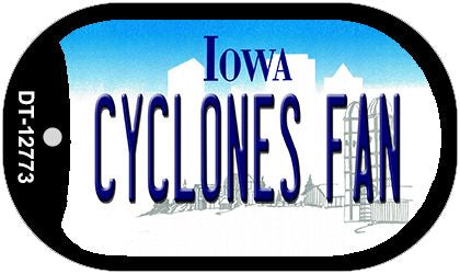 Cyclones Fan Novelty Metal Dog Tag Necklace DT-12773