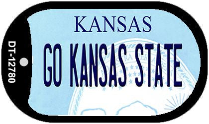Go Kansas State Novelty Metal Dog Tag Necklace DT-12780