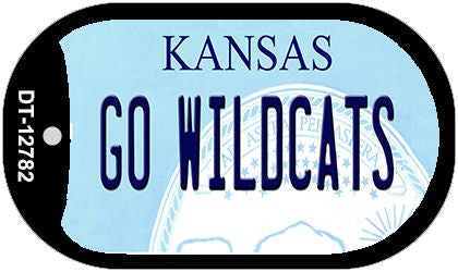 Go Wildcats Novelty Metal Dog Tag Necklace DT-12782
