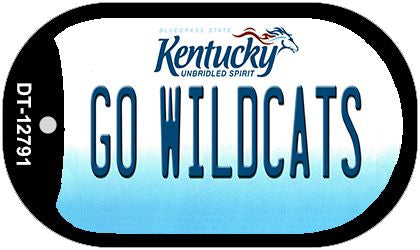 Go Wildcats Novelty Metal Dog Tag Necklace DT-12791