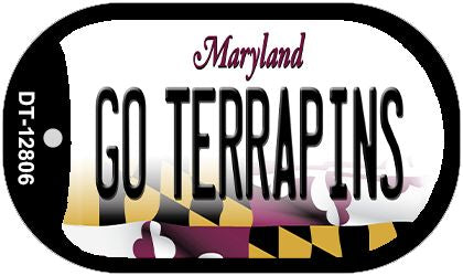 Go Terrapins Novelty Metal Dog Tag Necklace DT-12806
