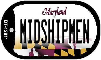 Midshipmen Novelty Metal Dog Tag Necklace DT-12811