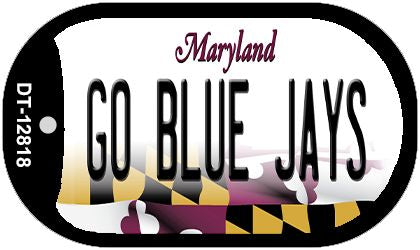 Go Blue Jays Novelty Metal Dog Tag Necklace DT-12818