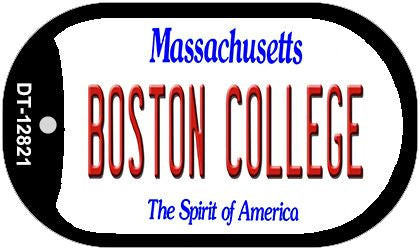 Boston College Novelty Metal Dog Tag Necklace DT-12821