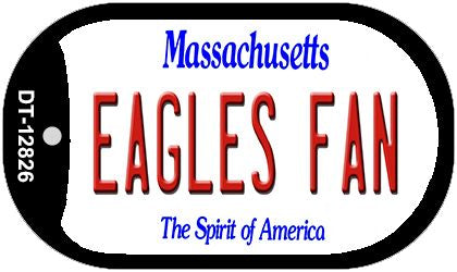 Eagles Fan Novelty Metal Dog Tag Necklace DT-12826