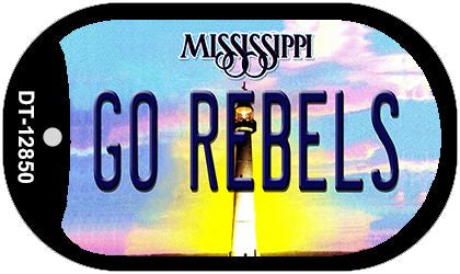 Go Rebels Novelty Metal Dog Tag Necklace DT-12850