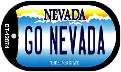 Go Nevada Novelty Metal Dog Tag Necklace DT-12874