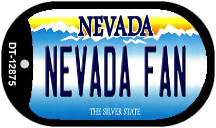 Nevada Fan Novelty Metal Dog Tag Necklace DT-12875