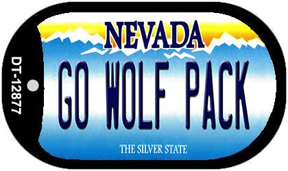 Go Wolf Pack Novelty Metal Dog Tag Necklace DT-12877