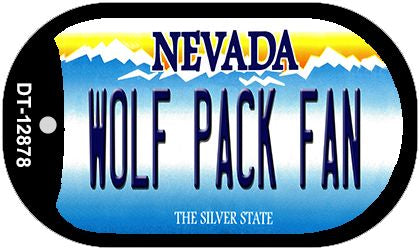 Wolf Pack Fan Novelty Metal Dog Tag Necklace DT-12878