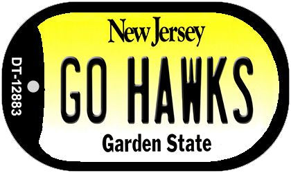 Go Hawks Novelty Metal Dog Tag Necklace DT-12883