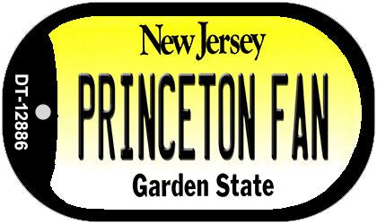 Princeton Fan Novelty Metal Dog Tag Necklace DT-12886