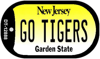 Go Tigers Novelty Metal Dog Tag Necklace DT-12888