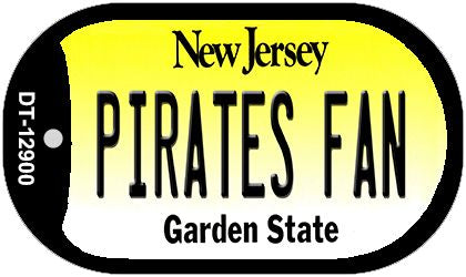 Pirates Fan Novelty Metal Dog Tag Necklace DT-12900