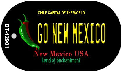 Go New Mexico Novelty Metal Dog Tag Necklace DT-12901
