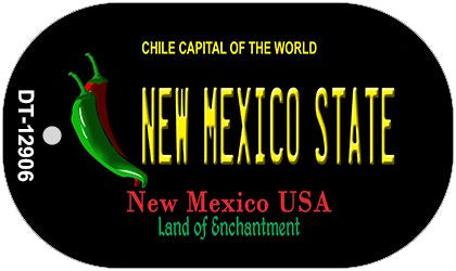 New Mexico State Novelty Metal Dog Tag Necklace DT-12906