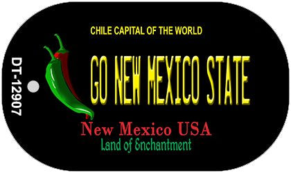 Go New Mexico State Novelty Metal Dog Tag Necklace DT-12907
